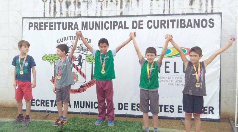 Melhor desempenho foi na categoria masculina 8 a 9 anos, com medalhas de 1º ao 3º lugar