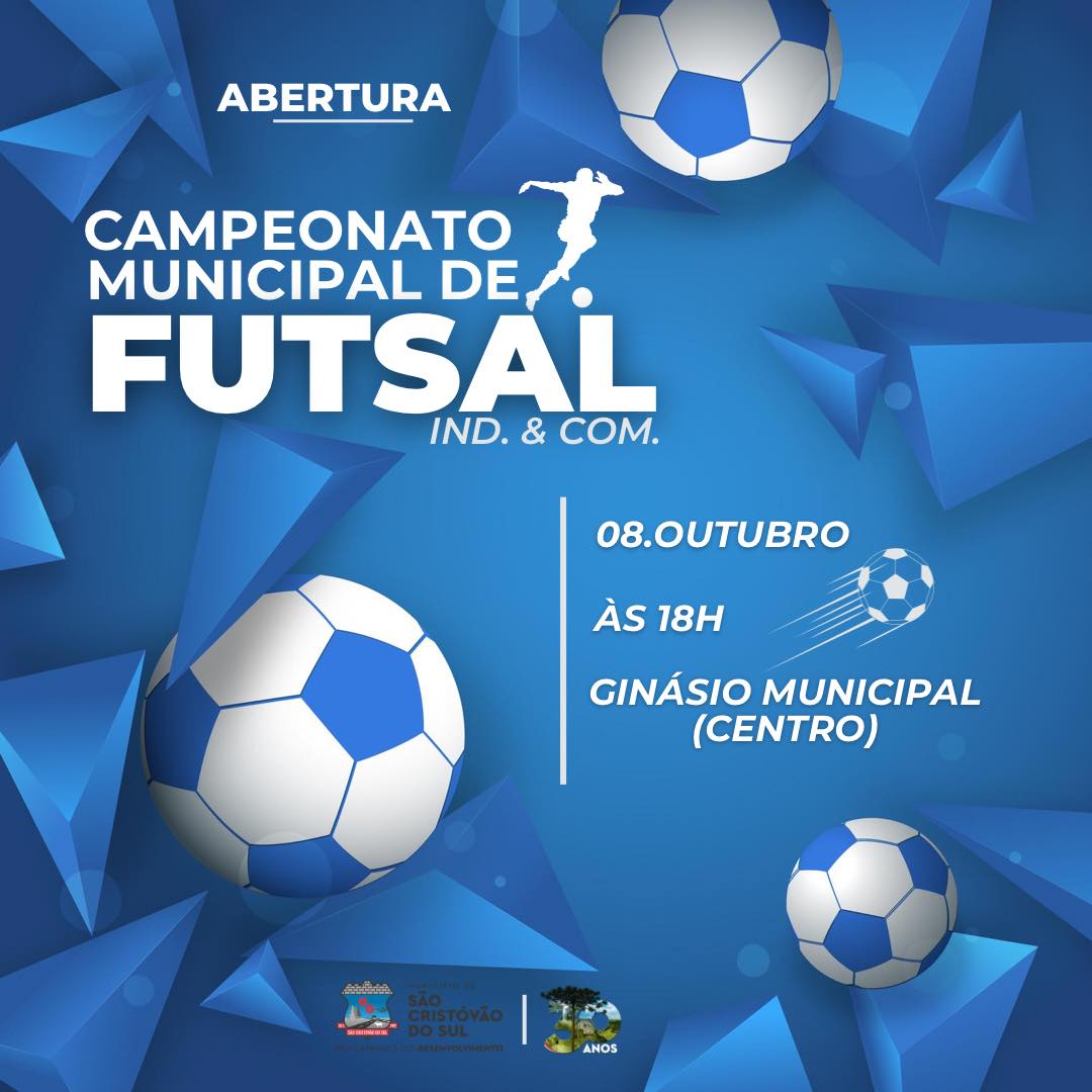 CAMPEONATO MUNICIPAL DE FUTSAL